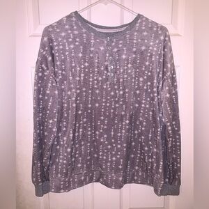 Nautica Grey Sleep Shirt